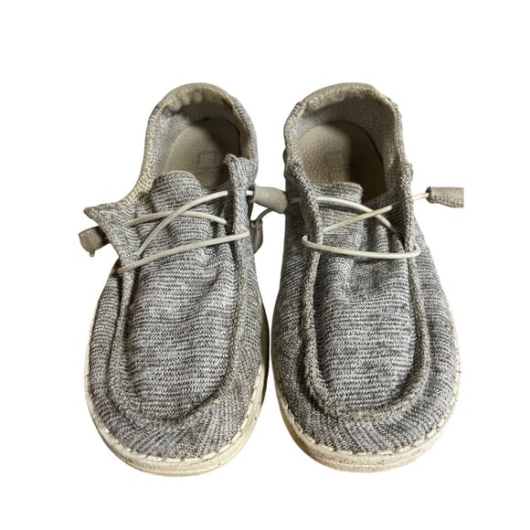 Hey Dude Shoes - Hey Dude Wendy Comfort Shoes Womens Size 5 Stretch Cloud Gray